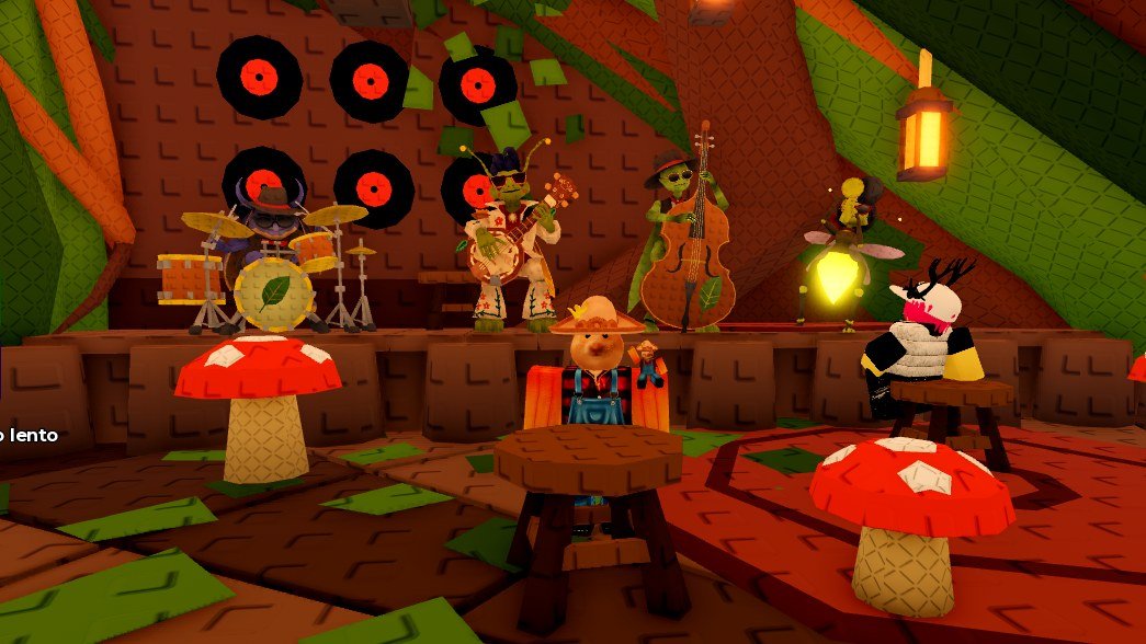 The secret musical band shown in the update image.