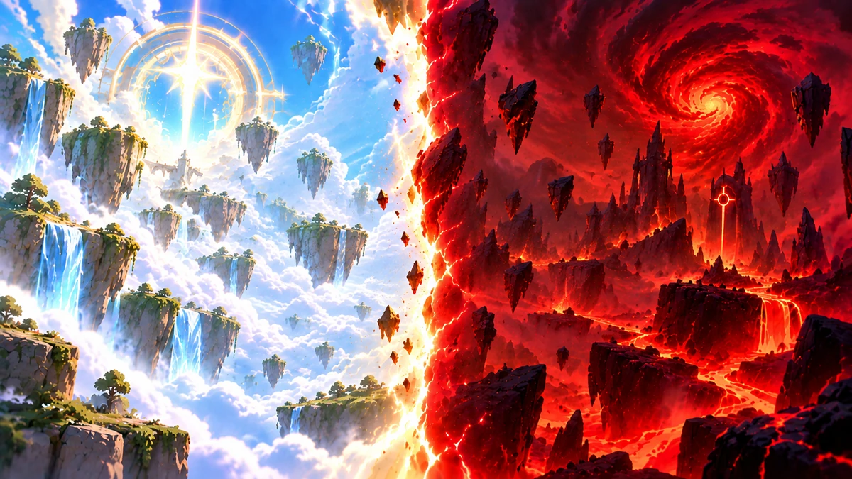 Licht- und Dunkelheit-Event-Artwork von Steal An Egg