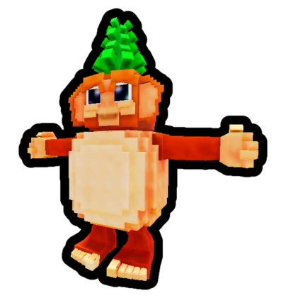 Orangutini Ananassini, ein Pet in Steal an Egg