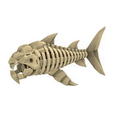 Skeletal Dunkleosteus, ein Pet in Steal an Egg