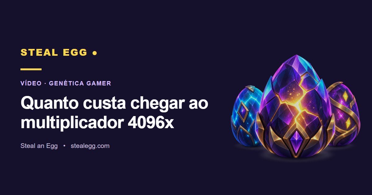 Miniatura do vídeo: Quanto custa chegar ao multiplicador 4096x